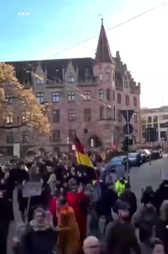 Saarbrucken, Germany PROTEST AGAINST COVID VACCINE mandate