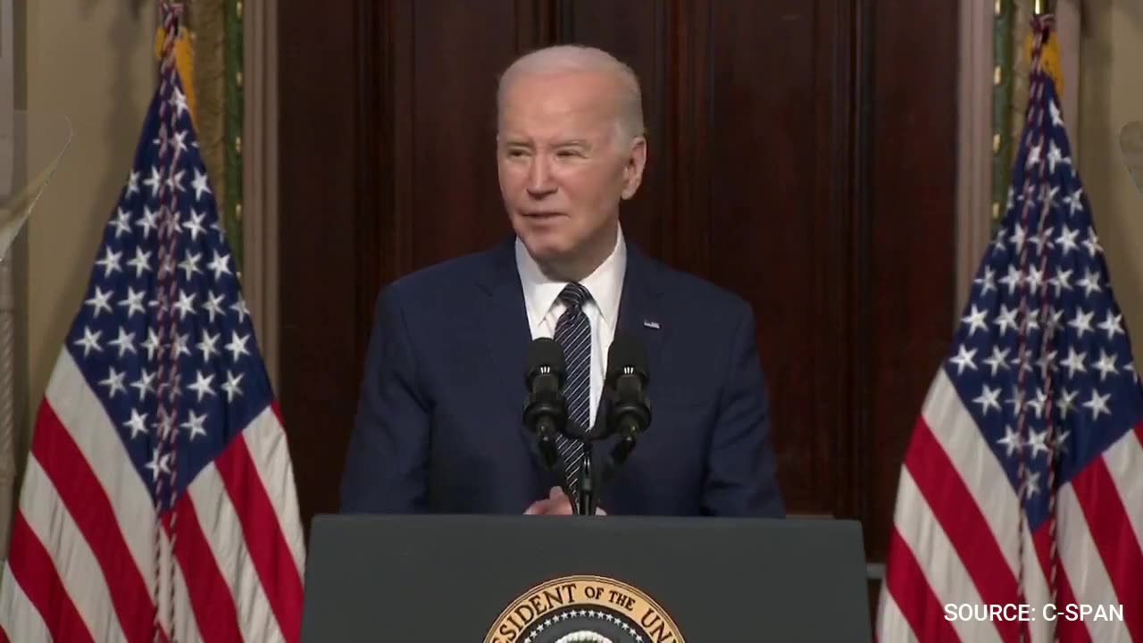 "Heavily Slurring": Internet Goes Wild As Biden Struggles Through Speech