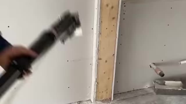 Mixing drywall construction with art