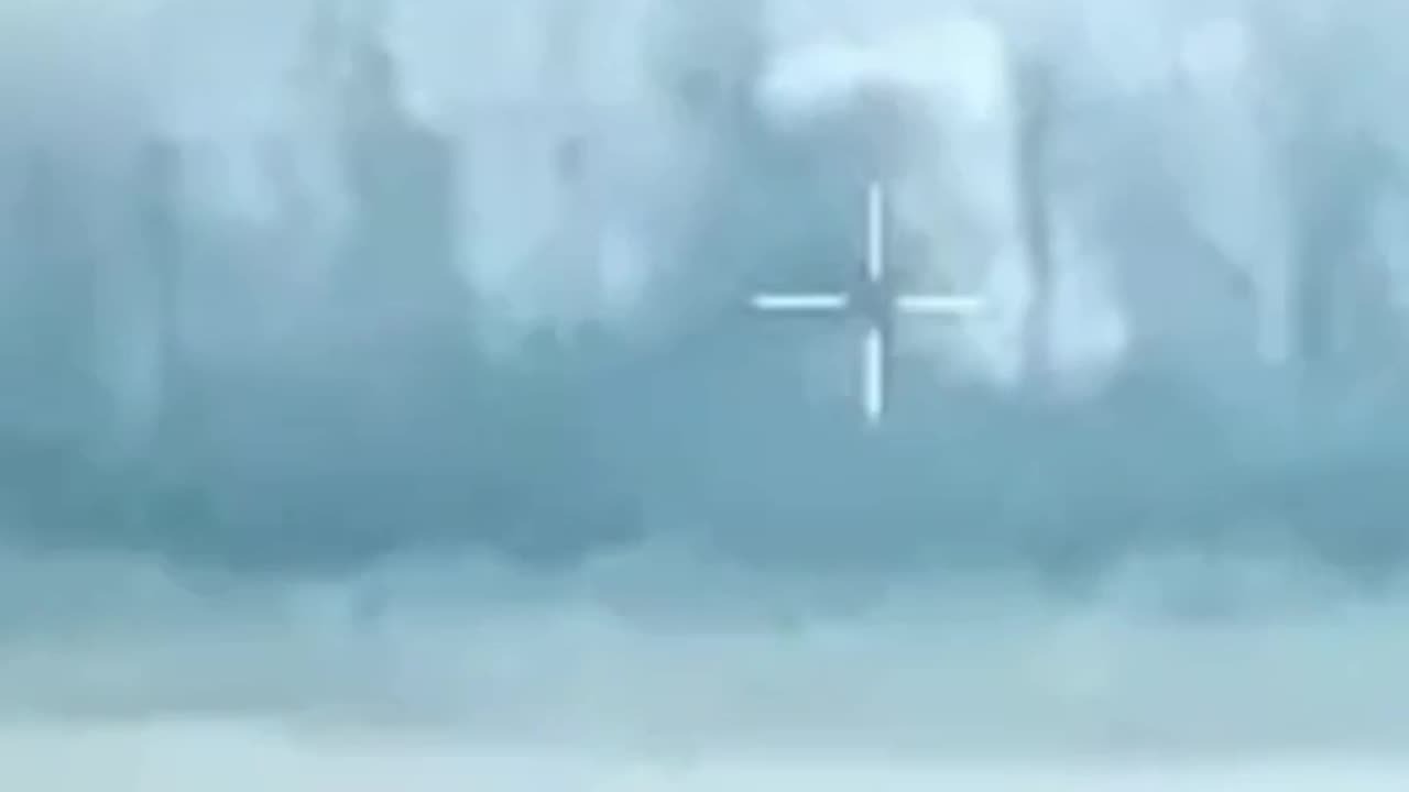 Ukrainian Mobile Grad Launcher Firing on Russian Lines