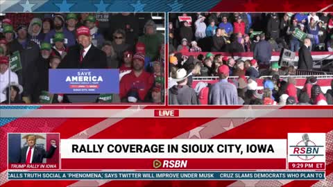 FULL SPEECH: President Donald J. Trump Holds Save America Rally in Sioux City, IA - 11/3/22