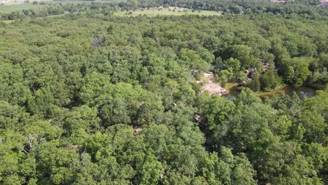 An August morning at Elephant Rock State Park