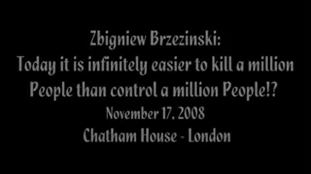 Today Its Infinitely Easier to Kill 1 Million People Than Control 1 Million People"