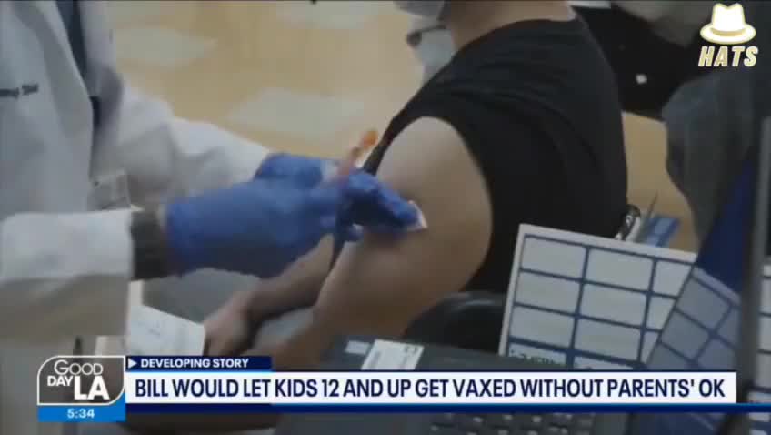 New CA Bill to Allow Children 12+ to Obtain Covid Vaccine Without Parental Consent