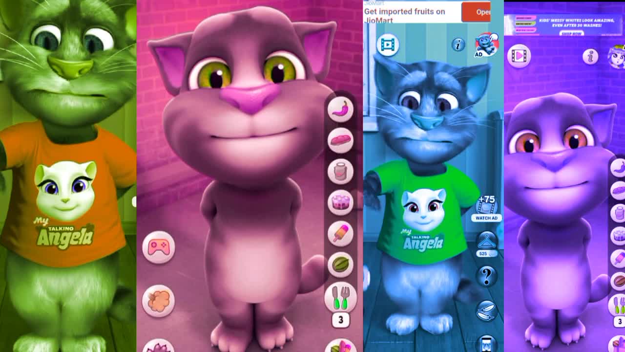 My talking tom hero funny video_Tom and Jerry cartoon_colour wala video_funny Gameplay video Part 83