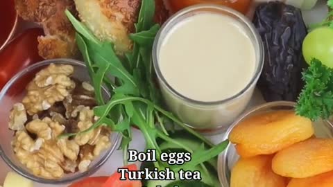 TURKISH BREAKFAST 😍 | Healthy breakfast |