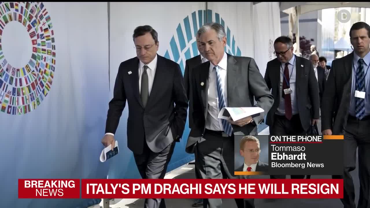 Italy's Mario Draghi Resigns