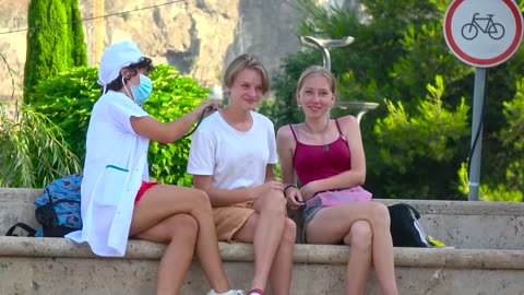 Public left baffled by youtuber helath check up prank