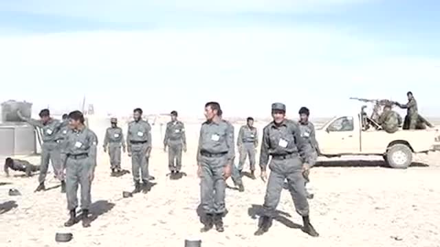 Afghan Police PT Fail. This is why the Taliban are winning.