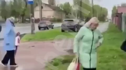 Ruzzia “responded” by hitting Ukrainian civilians in Chernihiv.