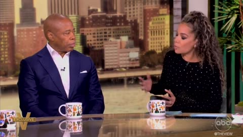 Sunny Hostin Asks Eric Adams Point-Blank If He Has 'Embraced' Trump In Hopes Of Getting A Pardon