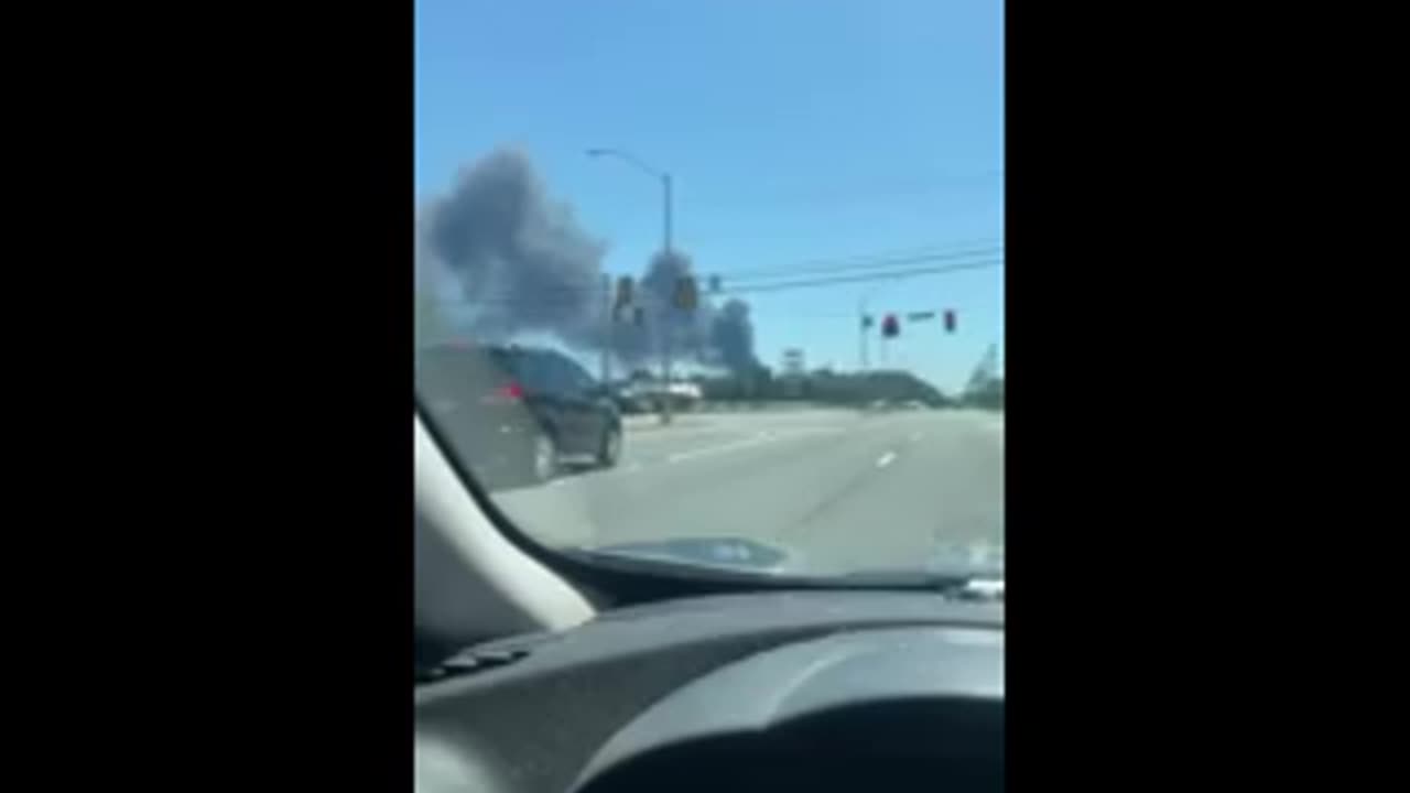 Huge Plastic Factory Explosion "Burning" 🔥 😳