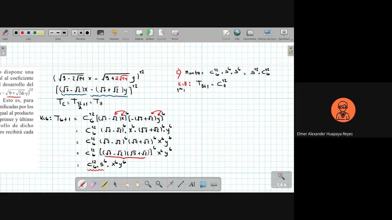 TRILCE SEMESTRAL 2021 | SEMANA 03 | ÁLGEBRA: POTENCIA DE UN BINOMIO