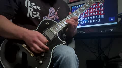 Ozzy Osbourne - Randy Rhoads - Tonight Outro Solo Cover 🤘🤘