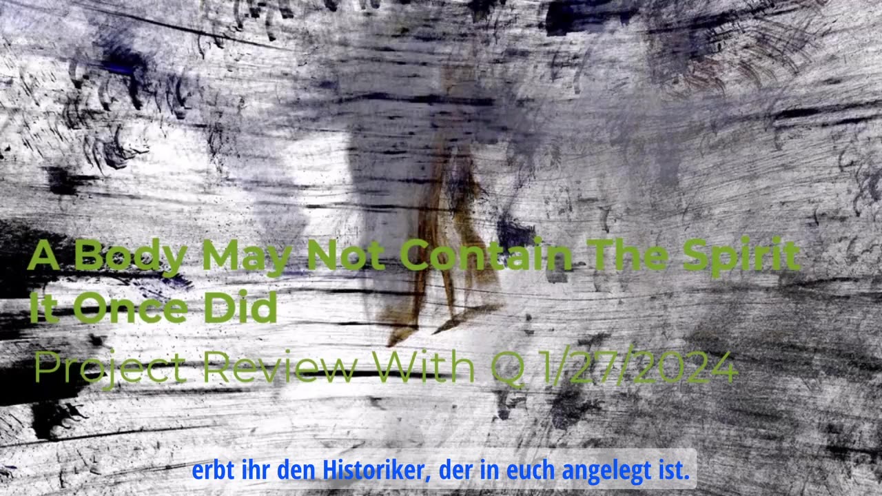Ein Körper kann vielleicht nicht den gleichen Spirit enthalten, den er einst hatte