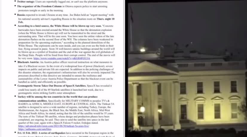 White House to be Demolished New intel.. Now In the GCR update 2/12/22