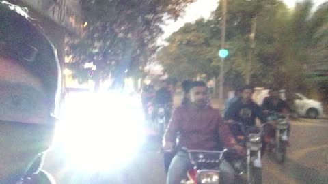 Bike Rider in Lahore