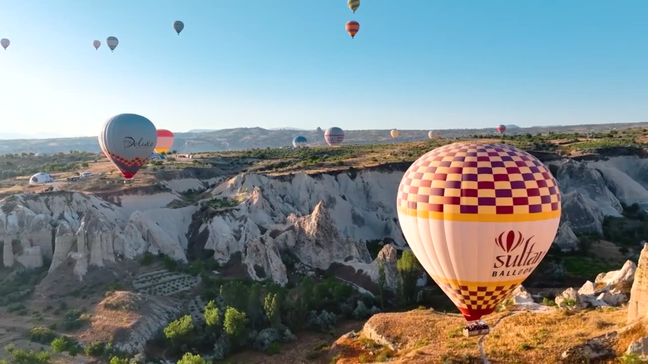 Amazing Hot Air Balloon Ride | Best Tourist Destination!! Turkey 🤗🤗 #Viral #Tourist #Travel #Vlog