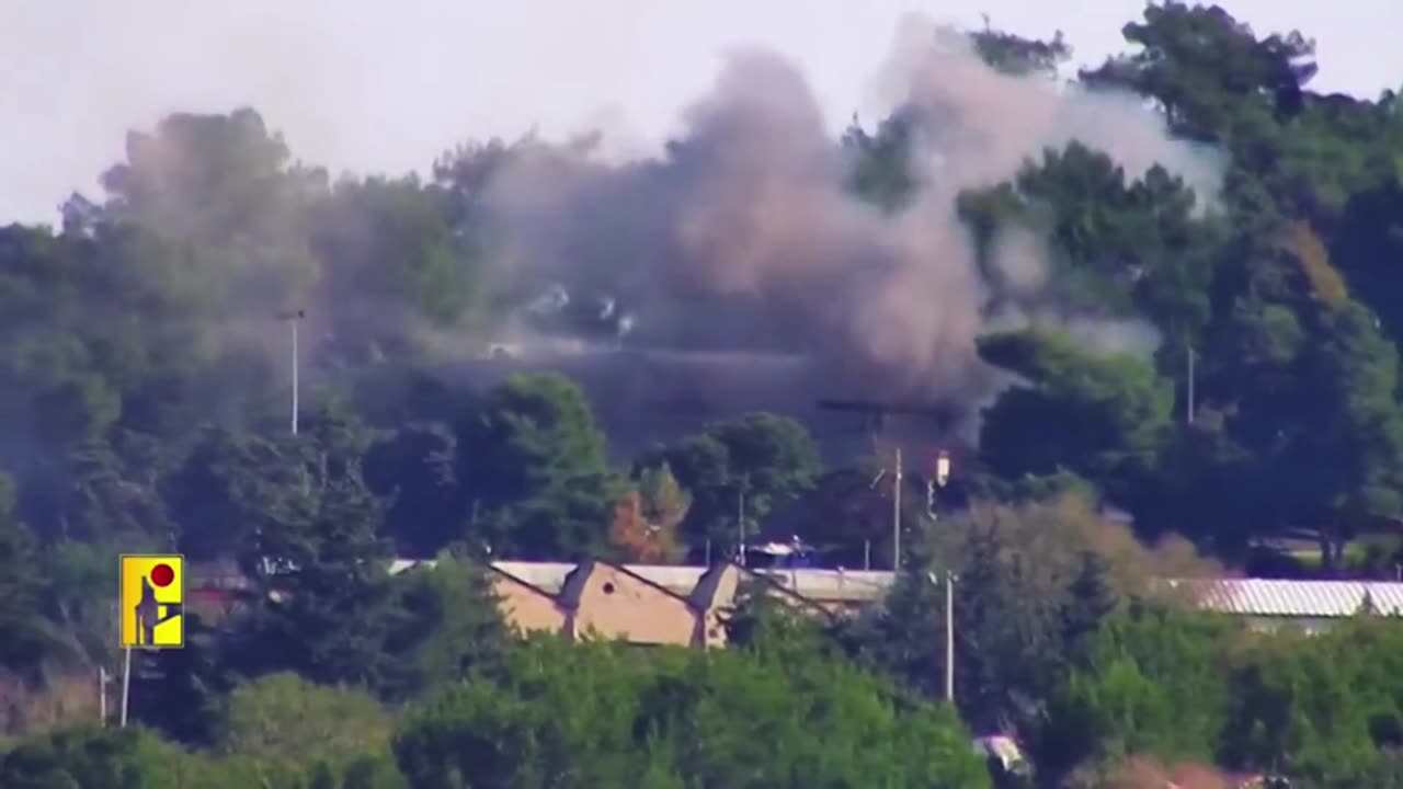 📍 Hezbollah launched anti-tank missile attacks on IDF border barracks