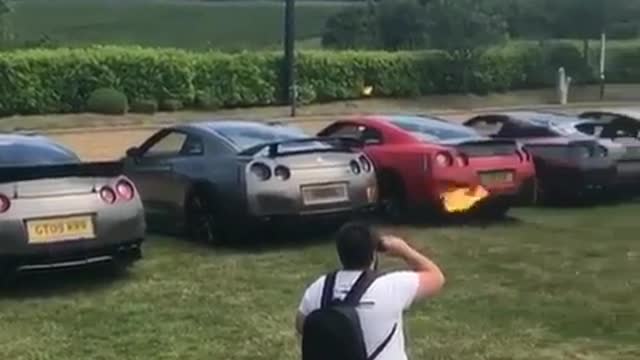 A sports car that breathes fire