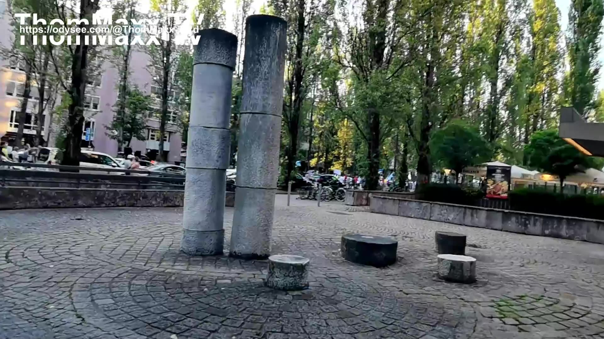 Selbstabschaffer beleidigen Teilnehmer & Ukrainer schießt Vogel ab - MSA-MittwochsUmzug 16.8.23(4)