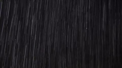 Heavy Rain on a Dark Screen Video! #viral #114