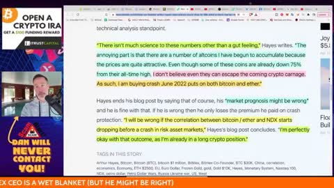 THIS CRYPTO DATA IS CONCERNING (MAY PLAN)