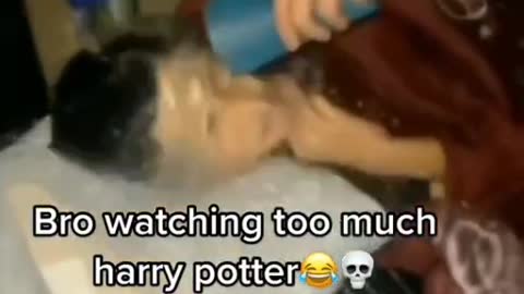 Bro watching too much harry potter