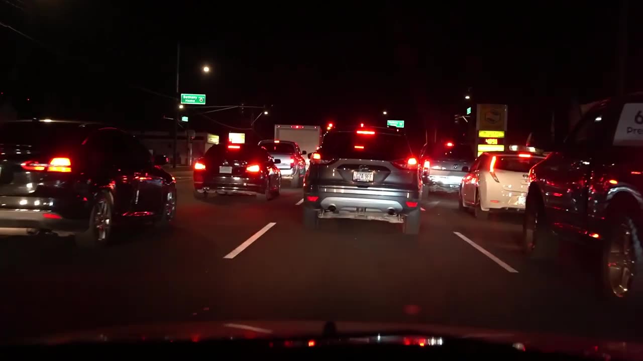 night full of action