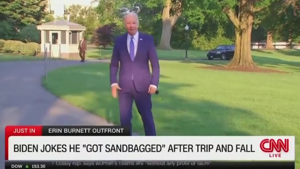 Biden Claims He Got ‘Sandbagged’ To Explain His Fall