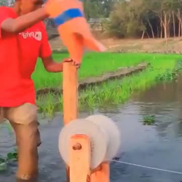 Village fishing video