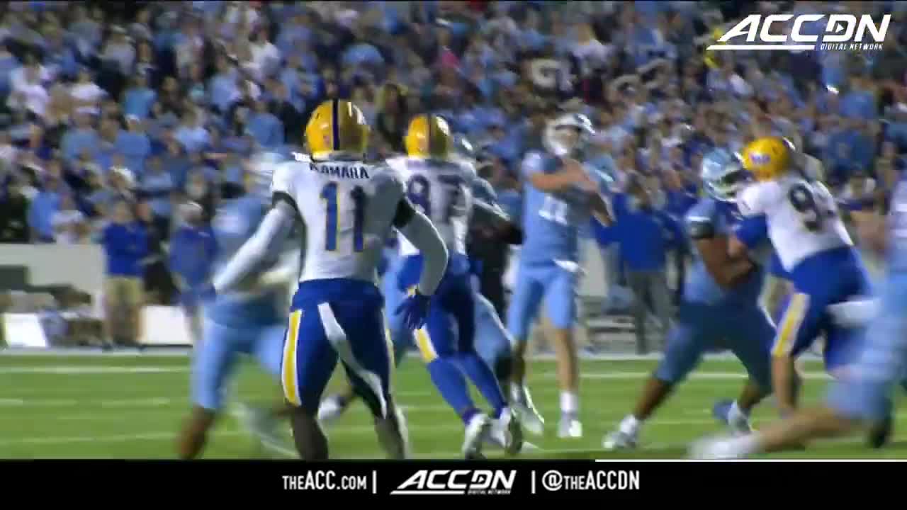 UNC's Antoine Green Snags The Ball With 1-Hand For A Touchdown | ACC Must See Moment