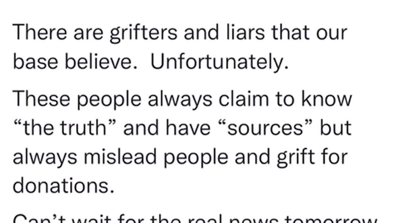 FINALLY! Grifters are going down!