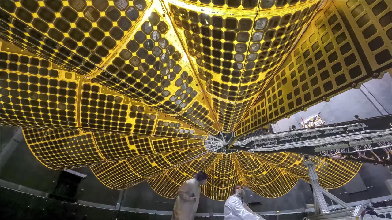 NASA’s Lucy Mission Extends its Solar Arrays.