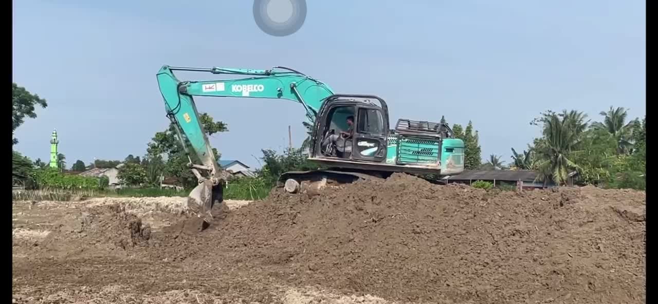 Excavator push truck