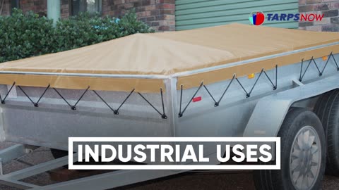 Tan PVC Vinyl Tarp