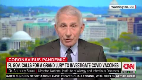 Dr. Fauci response to Governor Ron DeSantis calling for a grand jury.