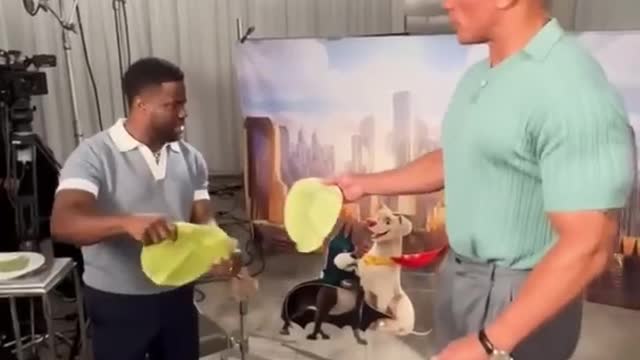 Kevin Hart & The Rock Try The Tortilla Slap Challenge