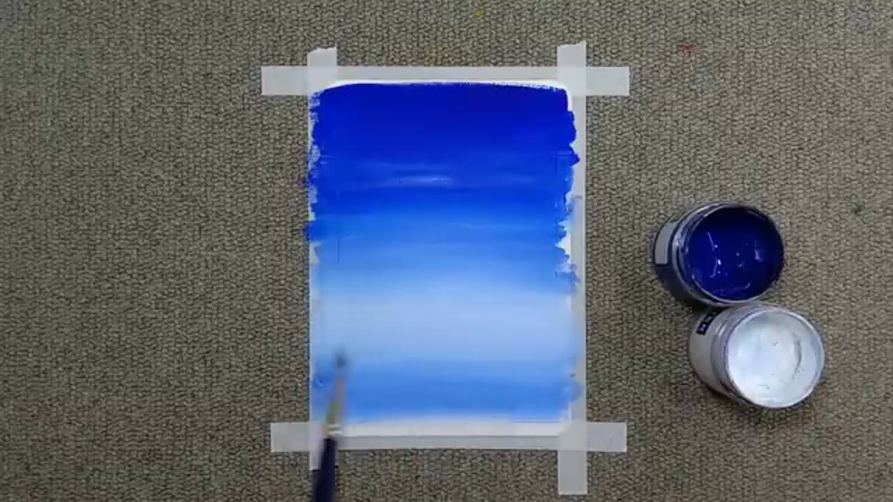 Easy Poster Color Night Sky Painting for Beginners! • Step-by-step Tutorial