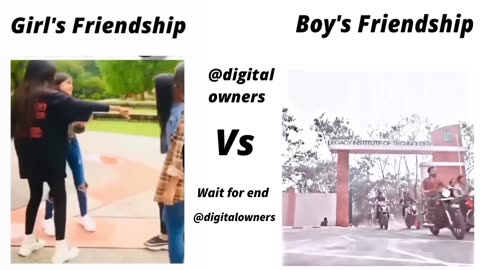 Girls vs boys