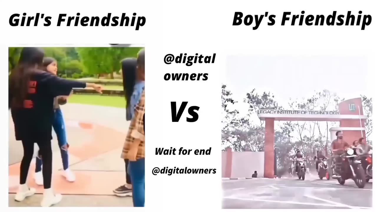 Girls vs boys