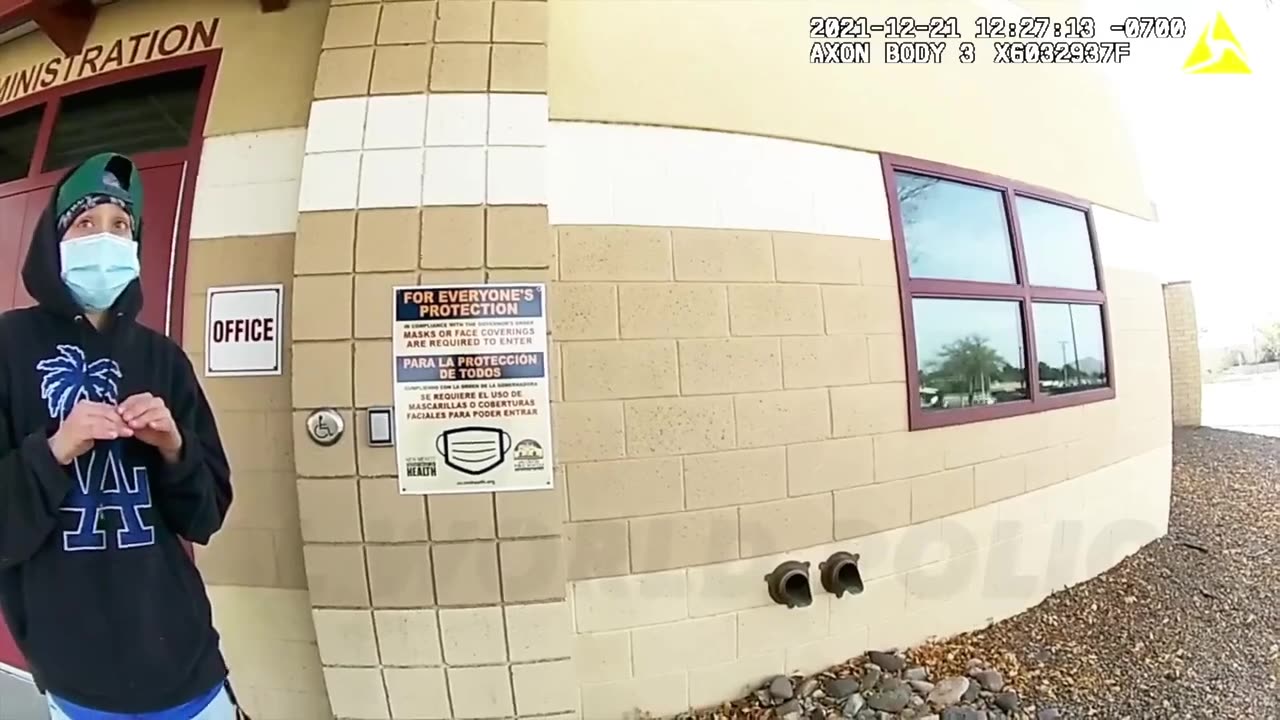 POLICE BODYCAM - School Custodian Assaults Coworker during Mental Breakdown