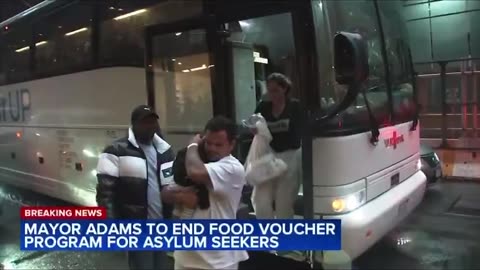 🚩 NYC ends the voucher program to feed illegal immigrants.