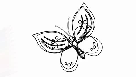 how to draw beautiful butterfly