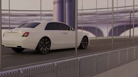 BLENDER ANIMATION ROLLS ROYCE GHOST