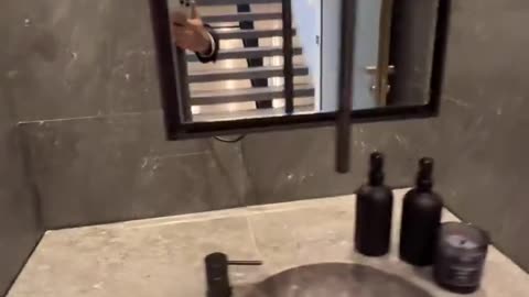 Inside a $44.5 MILLION MEGA MANSIONS guest bathroom!