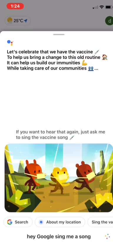 Google brings out a Gingle saying the Vaccine is good for you when people are dying from it