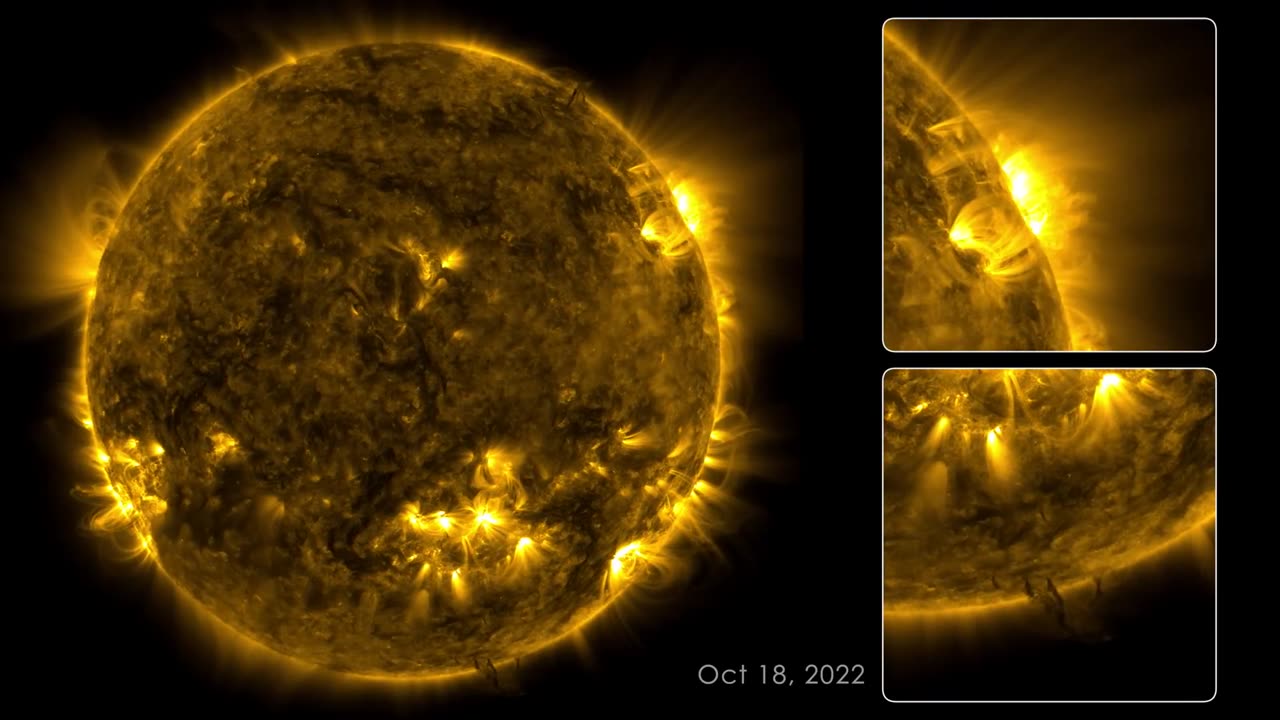 133 days recording of sun surface by NASA part 6/11 series