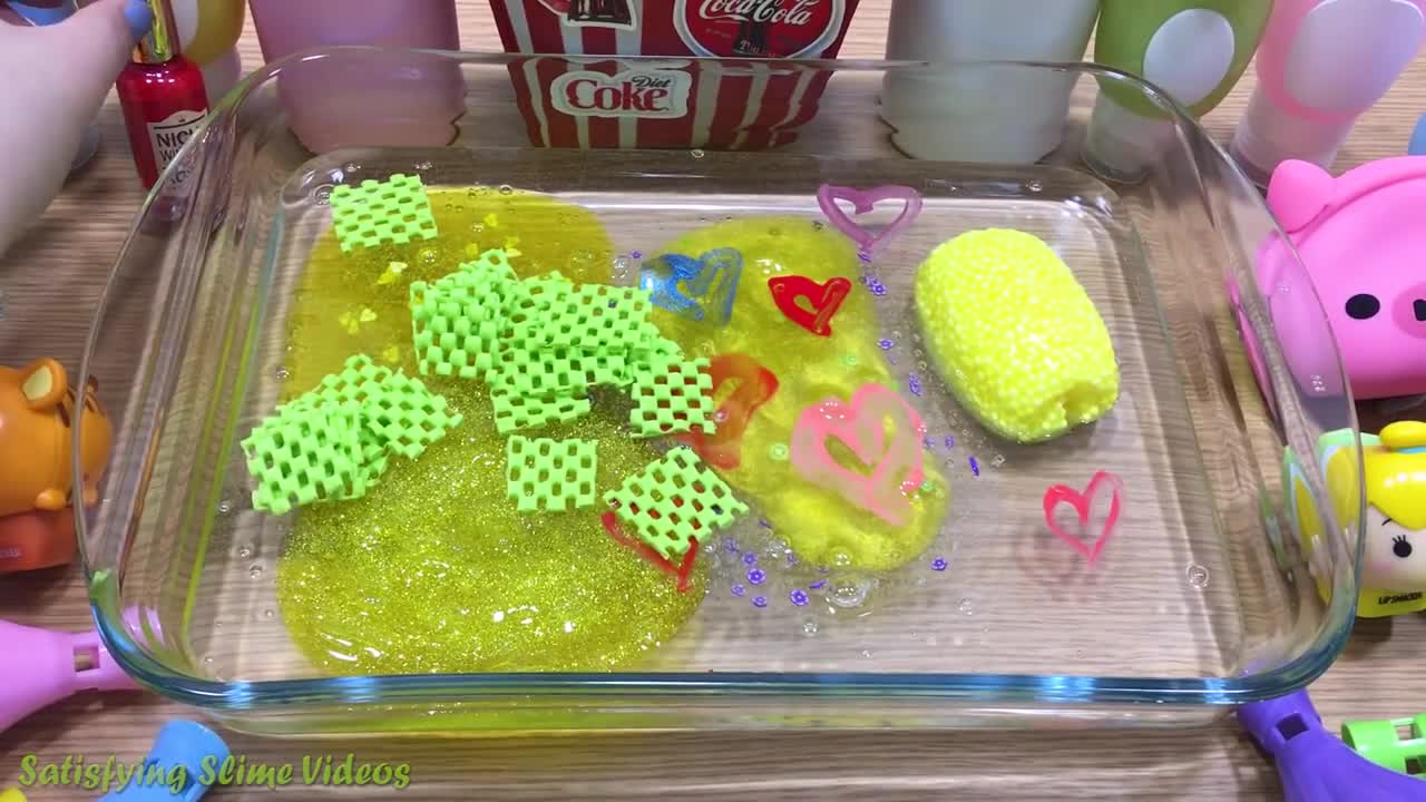 Mixing Makeup and Floam into Slime ! SlimeSmoothie Satisfying Slime Videos