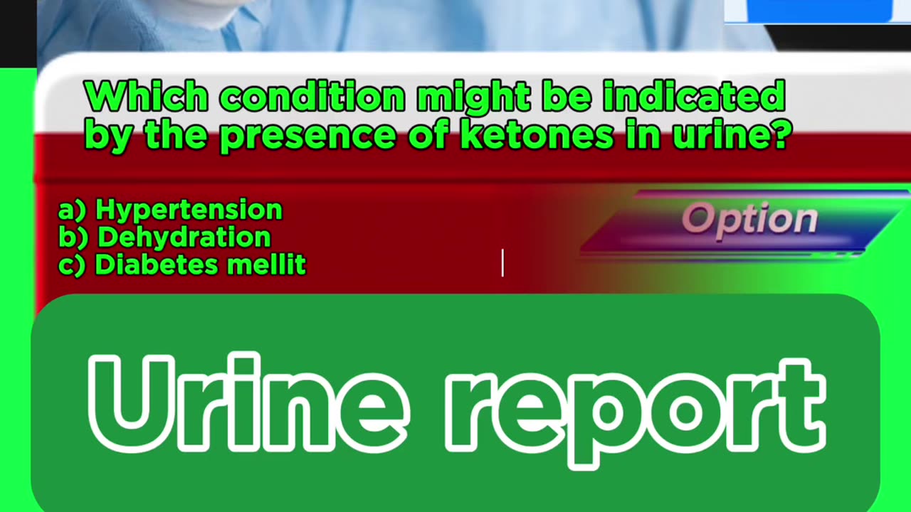 Urine test report MCQ: • #UrineTest • #Urinalysis • #KidneyHealth
